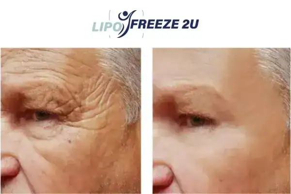 Mens before and after Morpheus 8 Sandbach results.