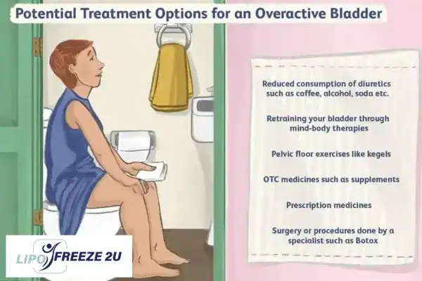 image of woman on toilet because of an overactive bladder Sandbach