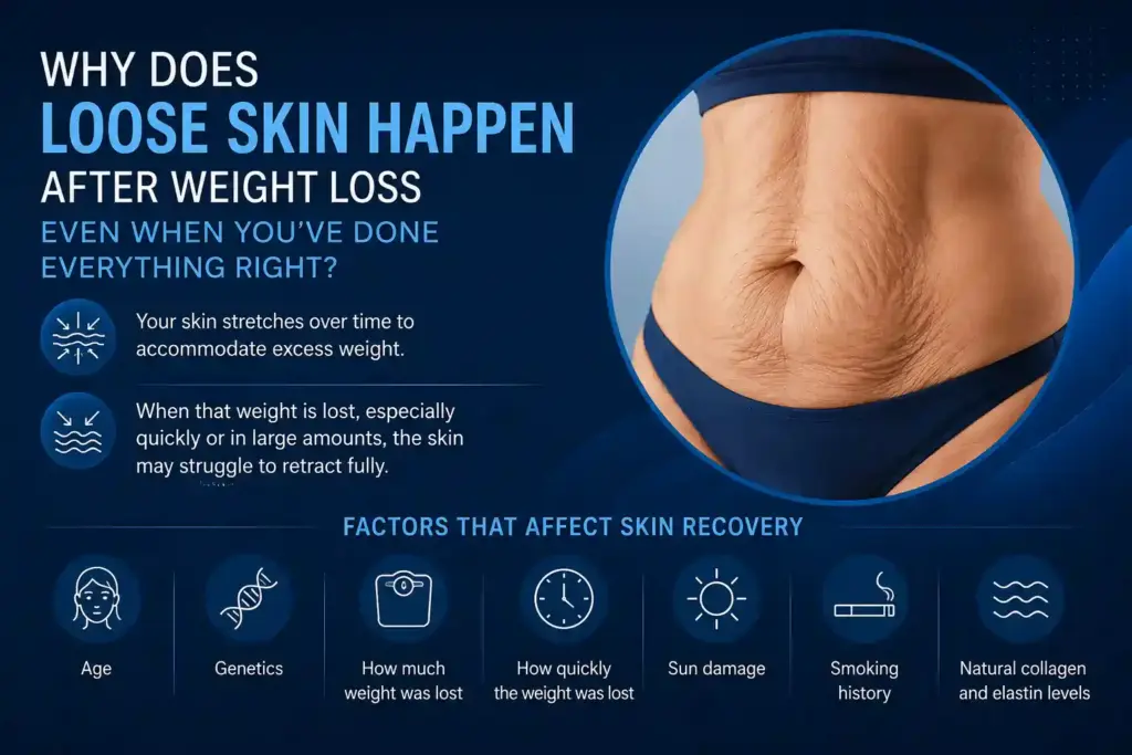 Why Does Loose Skin Happen After Weight Loss Even When You’ve Done Everything Right Sandbach?